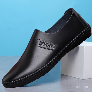 Daifa hombres zapatos de cuero nuevos zapatos de los hombres de negocios Casual zapatos de cuero estilo de moda todo-partido transpirable juventud zapatos de conducción de los hombres