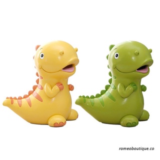 rom: encantadora hucha de dinosaurio en forma de resina de dibujos animados, latas de monedas para niños, los mejores regalos de navidad para niños, decoración del hogar