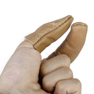 2x Needle Felting Leather Finger Protectors Thumb Finger Cots Thimble Tools