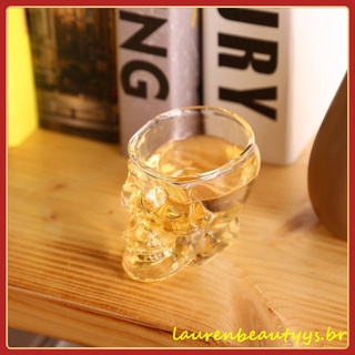 Vaso De vidrio Transparente lauren777 con calavera Para Vodka Whiskey/vino/hogar