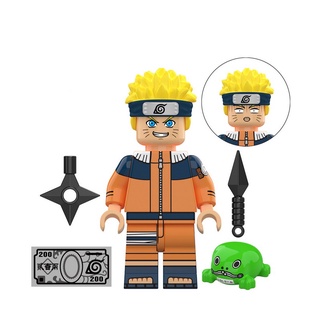 Lego Naruto compatible con Mini Figuras Akatsuki Comic bloques De construcción coleccionables Kl801 Sasuke Itachi juguetes para niños (3)