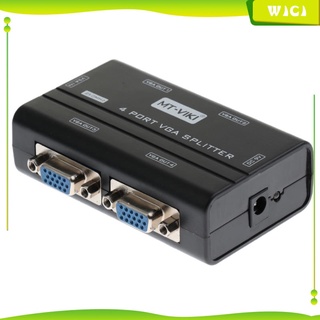 [Wici] 1 PC A 4 Monitor 4 Puertos VGA SVGA Video LCD Splitter Box Adaptador Para Portátil