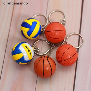orangemango 3d deportes baloncesto voleibol fútbol llavero recuerdo llavero regalo co