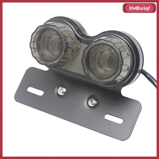 led doble redondo integra luces traseras de luz para señales de faros delanteros de motocicleta