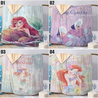 the little mermaid quilt light blanket cartoon comforter summer quilt blanket cotton soft washable duvet selimut