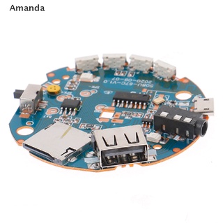 [Amanda] 3.7-5V Multifunción Receptor Bluetooth PCBA Amplificador De Audio Decodificador MP3 .