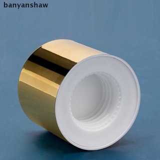 banyanshaw 120ml vidrio congelado plata oro tapa prensa bomba spray loción tóner perfume botellas co