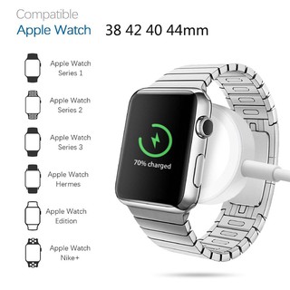 Cable de carga rápida para Apple Watch iWatch Series 1/2/3/4/5 Cable de carga magnético inalámbrico Lightning para iPhone (5)