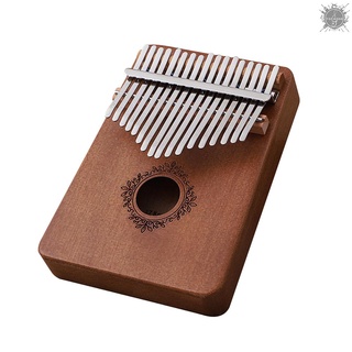 A 17 teclas Kalimba africano pulgar dedo Piano madera Kalimba instrumento Musical portátil