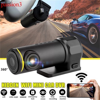PASSION3 1080P Mini coche DVR cámara Dash Cam WIFI Video grabadora de visión nocturna