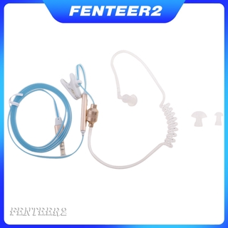 [Fenteer2 3c] Mono guardaespaldas auriculares de seguridad auriculares Anti-radiación auriculares con micrófono