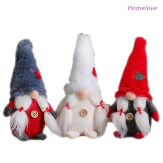 hlove navidad elfo gnome escandinavo santa gnome felpa árbol de navidad colgante figuras para el hogar decoraciones de vacaciones regalos de navidad