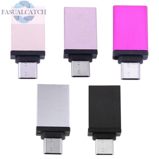 (MFC) Adaptador convertidor USB tipo C a USB OTG de aleación de aluminio (1)