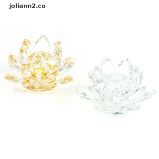 joli colorido cristal cristal flor de loto piedras naturales flores para recuerdos de boda co
