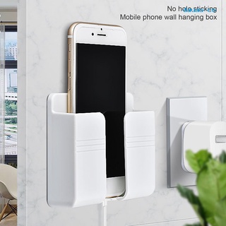 [da] soporte de almacenamiento sin punzón multifuncional universal montado en la pared cargador de teléfono inteligente gancho para el hogar