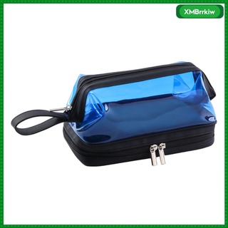 bolsa de aseo unisex con cremallera impermeable portátil de viaje dopp kit bolsa