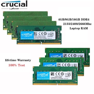 memoria ram crucial ddr4/4gb/8gb/16gb/2400mhz/2666mhz/2133mhz/memoria ram para laptop sodimm