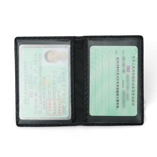 sus hombres slim cuero pu tarjeta de crédito conductor titular de la licencia de tarjetas caso bolsillo cartera organizador (8)