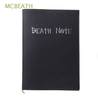 mcbeath papel jugando death note cuaderno coleccionable pluma pluma death note pad escuela anime cuero dibujos animados diario para regalo diario/multicolor