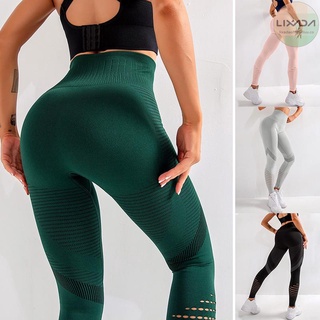 [entrega rápida] leggings de yoga para mujer, cintura alta, correr, fitness, pantalones deportivos