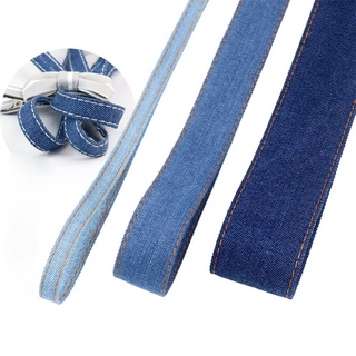 Suhe cinta de mezclilla de doble cara arco de ropa decoraciones Jeans cinta de tela Jumper gorra DIY clip accesorios artesanía costura/Multicolor (5)