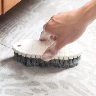 Cepillo de limpieza curvado para fregadero de baño