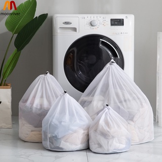 Mr bolsa de lavandería de malla grande con cordón duradero de nailon bolsa de lavado para ropa de almacenamiento lencería 3 tamaños 2 malla (5)