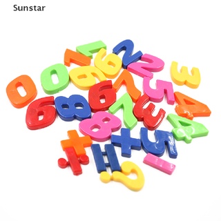 [Sunstar] Set de letras magnéticas coloridas y números imanes para nevera alfabeto (3)