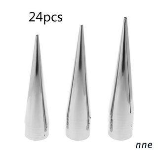 nne. Stainless Steel Pastry, Cream Horn Molds,Free Standing Cone Shape