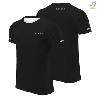 G & H Camiseta De secado rápido respirable Para hombre De Manga corta Para correr/Ciclismo/correr/deportes/Fitness
