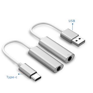 Rr USB type-C a mm estéreo Jack auriculares adaptador de Audio Cable externo tarjeta de sonido Jack