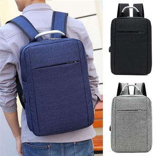 multifuncional antirrobo de los hombres simple mochila usb bolsa de carga de viaje mochila de moda bolsa de ordenador