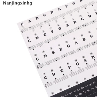 [nanjingxinhg] teclado piano negro extraíble piano y teclado pegatinas para 49 61 76 88 [caliente]
