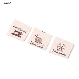 [COD] 50pcs Handmade labels tags fabric making sewing crafts for clothes bags DIY HOT