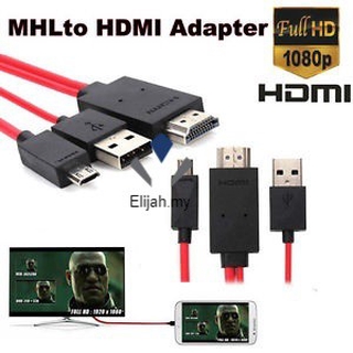 Adaptador de Cable de TV HD Micro USB a HDMI 1080P HD de 1.8 m MHL HML para Samsung Galaxy