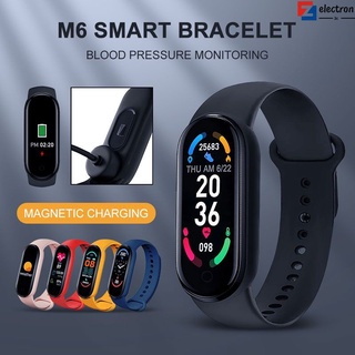 M6 M5 Smart Watch M6 Smart pulsera IP67 impermeable Bluetooth Smartwatch Fitness Tracker presión arterial deporte impermeable Smart Band 6 pulsera Smartband pulsera relojes Monitor de frecuencia cardíaca Monitor de presión arterial pantalla a Color reloj de pulsera para IOS Androi