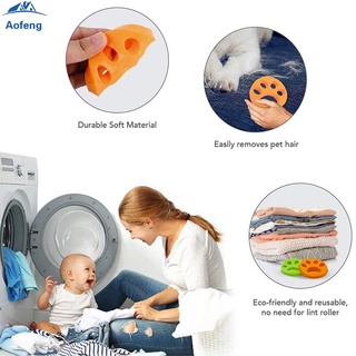(Formyhome) 2PC Pet Hair Remover Washing Machine Reusable Laundry Fur Catcher Cleaning Products Accessories