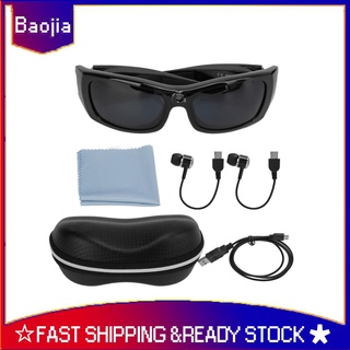 Baojia lentes de cámara 1080P HD Chip PC doble lente a prueba de desgaste gafas de sol de ciclismo para deporte al aire libre (1)