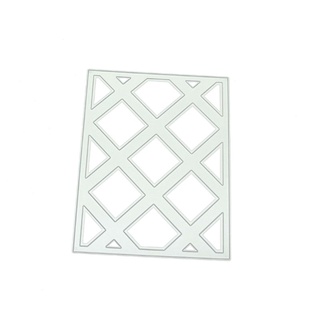 Stat troqueles de corte de Metal con marco cuadrado DIY Scrapbooking papel estampado Die decoración