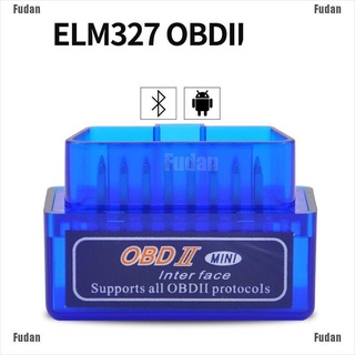 <Fudan> Car Bluetooth Mini Elm327 Obd2 Ii Auto Obd2 Diagnostic Interface Scanner Tool