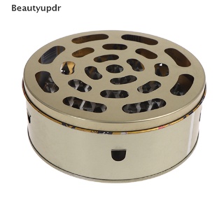 [beautyupdr] soporte para bobinas de mosquitos portátil para el hogar, quemador de incienso, caja con tapa caliente