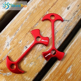 YOLIFEE High Quality Tent Pegs Deck Stakes Camping Tent Hooks Spring Fishbone Anchor Adjustable Buckle Plank Floor Outdoor Awning Tool Fixed Nails/Multicolor