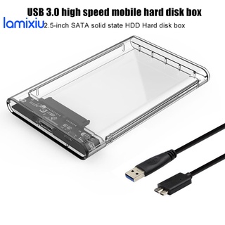 lamixiu 5Gbps De Alta Velocidad 2.5 Pulgadas SATA HDD SSD USB 3.0 Móvil Disco Duro Caja Para PC