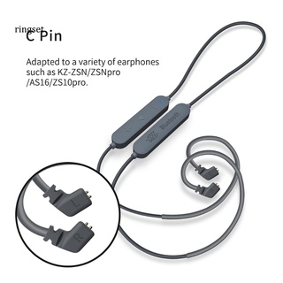 ringset kz 0.75mm b/c pin bluetooth compatible con 5.0 auriculares cable para zst/zs10 zsn/zsnpro/zs10pro