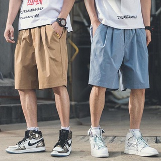 Los Hombres Pantalones Cortos Adolescente Tendencia Suelta Todo-Partido Estudiante De Cinco Puntos De Secado Rápido Casual Moda Estilo Hong Kong