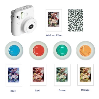 accesorios de cámara de película instantánea 9 en 1 para instax mini 8 8+ mini 9 (azul) (2)