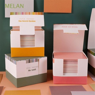 melan 150 hojas de papelería suministros morandi color marcapáginas notas papel oficina escuela creativo diario manual memo pad/multicolor (1)