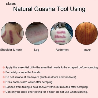 [claec] 1 pza raspador de cuarzo natural jade guasha herramientas masajeador herramienta relax [claec]