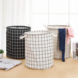 cesta plegable de tela impermeable revestimiento de lavandería cubo de ropa sucia juguete cesta de almacenamiento con mango