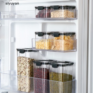 Recipiente de almacenamiento de alimentos refrigerador multigrano tanque transparente sellado latas {bigsale}
